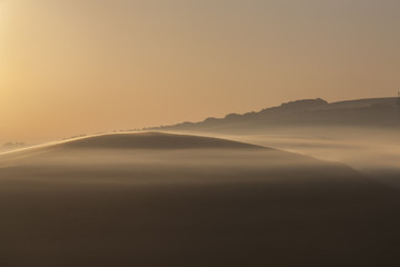 Sunrise on the Purbeck Hills