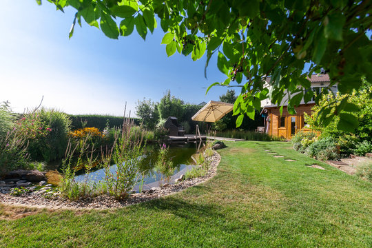 Natur Pool im Garten
