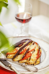 eggplant dinner wine