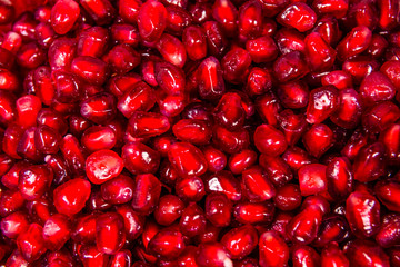 Texture of the garnet seeds for the background