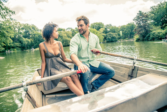 Couple On Boat