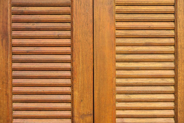 Vintage wood door for background. In morning.Thailand.