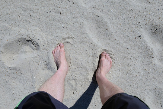 feet on the sand