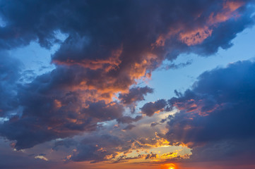 Obraz premium zachód słońca