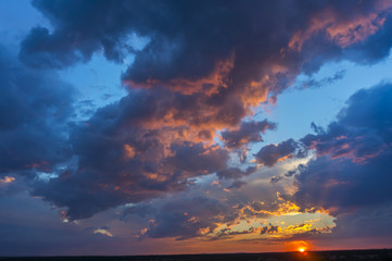 Fototapeta premium zachód słońca