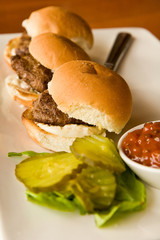 Sliders with Pickles