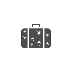 Luggage suitcase vector icon