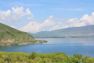 Naklejka na ściany i meble Lake Sevan in Armenia
