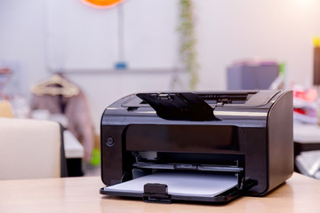 Printer scanner laser copy machine supplies in office.