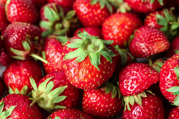 Sweet ripe strawberries, closeup