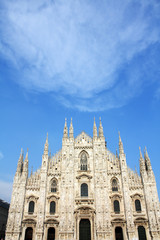 Milan Cathedral. Italy sunny day.	