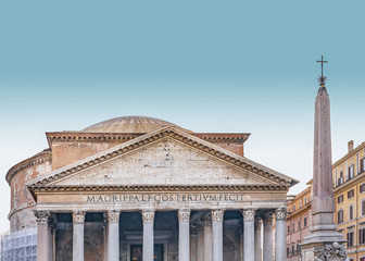 Pantheon Exterior View, Rome, Italy