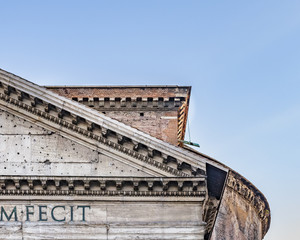Obraz premium Pantheon Exterior View, Rome, Italy