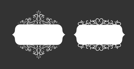 Vector illustration of old style label