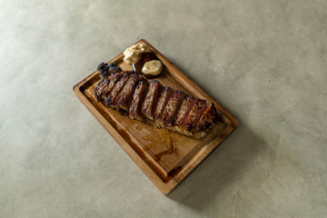 australia wagyu beef medium rare steak