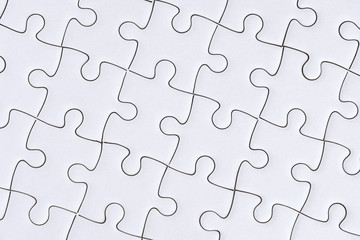Pure white jigsaw puzzle