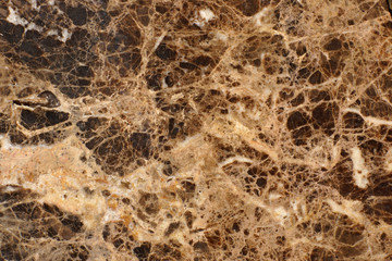 Fototapeta na wymiar Natural marble Emperador Gold in slab cut