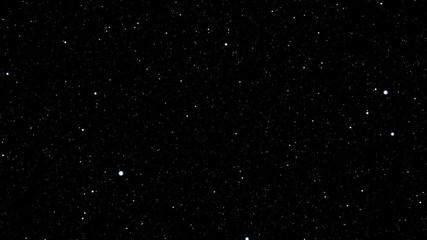 space, virtual reality and astronomy concept - stars over black background