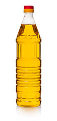 sunflower oil in bottle