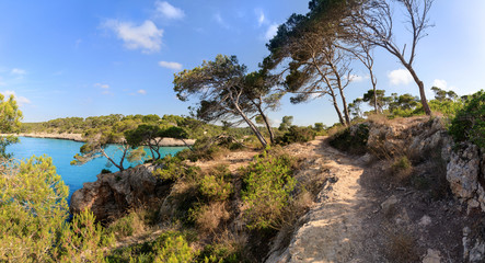 The National park of Mondrago in Mallorca, Spain