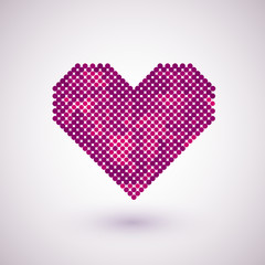 Heart with halftone effect