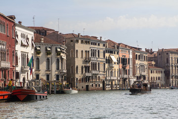 Palaces along the Grand Canal, Venice, Italy