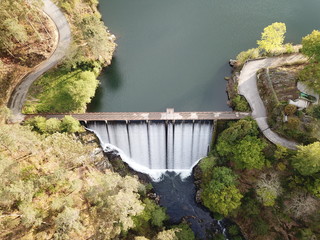 Barragem Duarte Pacheco, Rôge, Vale de Cambra, Paisagem de verão