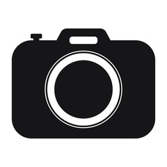 Photo camera vector icon