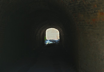 Tunnel at Petrovaradin fortress in Novi Sad, Serbia