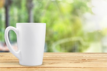 Blank Coffee Cup on desk