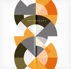 Obraz premium Modern circle abstract background