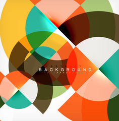 Obraz premium Modern circle abstract background