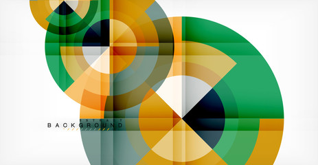 Obraz premium Wektorowy okręgu abstrakta tło