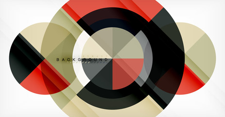 Obraz premium Vector circle abstract background