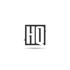 Initial Letter HQ Logo Template Design