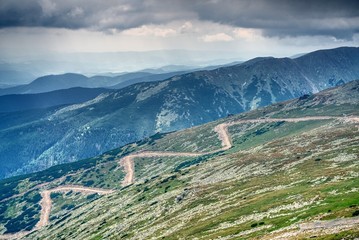 Naklejka premium View from mountain Chopok
