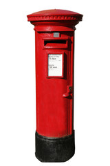 Post Box, isolated in white background.