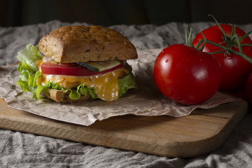 Delicious craft burger!