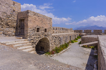 Intérieur de Forteresse Kales à Ierapetra en Grète - Grèce