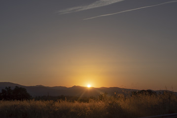 amanece en Lozoyuela