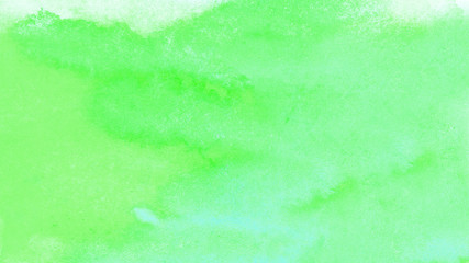 watercolor stain of paint yellow green with texture for design