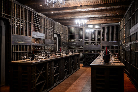 The Wine Room With A Lot Of Buttles