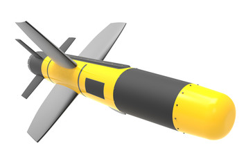 3d render of a ballistic missile
