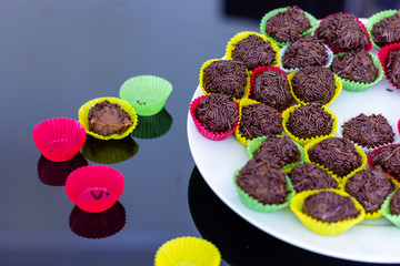 Brigadeiro is a beloved Brazilian chocolate delicacy.