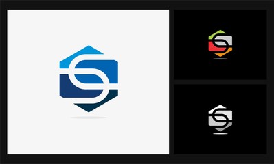 s hexagon link logo