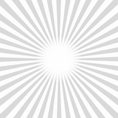 silver gray color ray background with sun rays