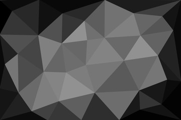 Grey abstract polygonal background. Vector eps 10.