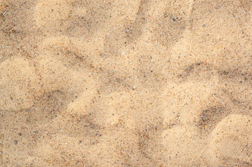 Sand on the the beach as background