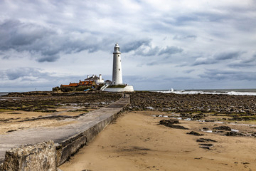 St Mary's Lighthouse Northumberland