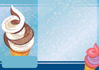 Ice cream invite template